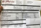 Jiffy Lube Receipt Template I Have A Nissan Sentra 2008 On This Jiffy Lube Receipt