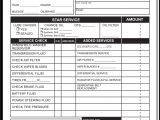 Jiffy Lube Receipt Template Multipart Oil Change forms