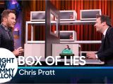 Jimmy Fallon Thank You Card Music Box Of Lies with Chris Pratt