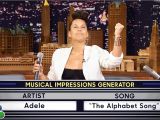 Jimmy Fallon Thank You Card Music Wheel Of Musical Impressions with Alicia Keys