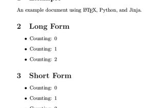 Jinja Template Latex Templates with Python and Jinja2 to Generate Pdfs