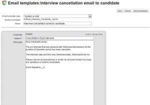 Job Alert Email Template Create Different Email Templates Connexys Help