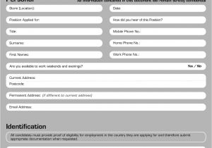 Job Application form and Resume Foot Locker Application form Uk Job Application form
