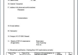 Job Application form and Resume Resume format for Job Application Wikirian Com