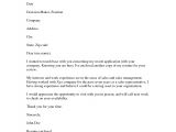 Job Application Letter and Resume Example Of Resume Cover Letters Sample Resumescover Letter