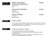Job Fresher Resume format Resume format Sample for Fresher World Of Reference
