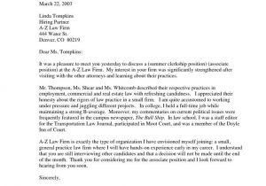 Job Interview Letter with Resume Writing A Thank You Letter after An Interview Letters