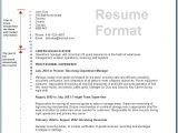 Job Interview Resume format Pdf Resume format for Job Application Wikirian Com