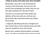 Job Interview Site Resume Strengths Examples Key Skills top 10 Job Strength Examples