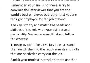 Job Interview Site Resume Strengths Examples Key Skills top 10 Job Strength Examples