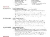 Job Related Resume format Best Market Researcher Resume Example From Professional