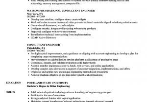 Job Related Resume format Consultant Engineer Resume Samples Velvet Jobs