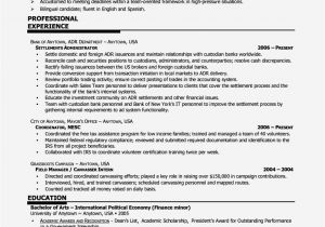 Job Related Resume format Example Of A Custodian Job Related Skill and