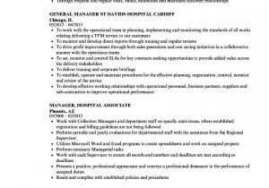 Job Related Resume format Hospital Manager Resume Samples Velvet Jobs