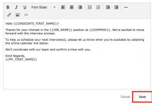Job Transition Email Template How to Edit Email Templates Greenhouse Support