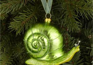 John Lewis Christmas Card Holder John Lewis Partners Emerald Snail Bauble Green