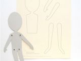 Jointed Paper Doll Template Diy Articulated Paper Dolls Handmade Charlotte