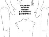 Jointed Paper Doll Template Pantins Auf Pst Chez Alice Fr Http Www Pinterest Com
