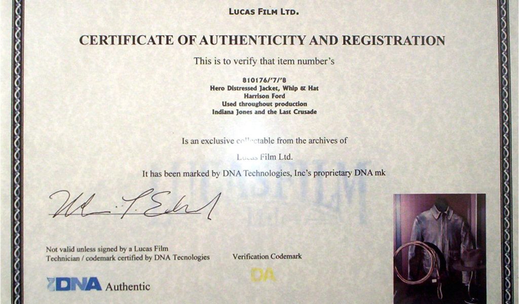 Jones Certificate Templates Certificate Of Authenticity Wording