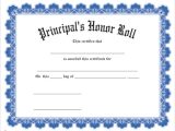 Jones Certificate Templates Principals Award for Students Wording Just B Cause