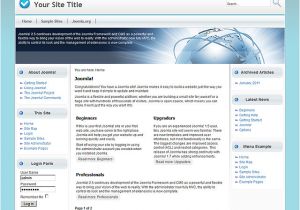Joomla 2.5 Templates Free Download Joomla 2 5 Template Templates Collections