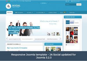 Joomla 3.2 Templates Responsive Joomla Template Ja social for T3 V1 0 3