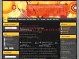 Joomla Cms Templates Free Download Retro Black orange Joomla theme Download