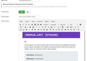 Joomla Email Template Ja Joomla Gdpr Extension Beta 2 Released Demo now