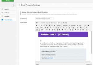 Joomla Email Template Ja Joomla Gdpr Extension Beta Released Joomla Templates