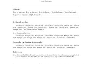 Journal Of Applied Physics Template Elsevier Latex Template Sharelatex Online Latex Editor