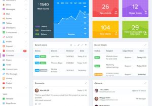 Jquery Dashboard Template 40 Best HTML5 Dashboard Templates and Admin Panels 2017