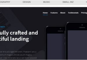 Jquery Landing Page Templates 25 Responsive Jquery Templates Free Website themes