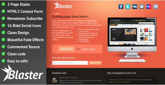 Jquery Landing Page Templates Jquery Landing Page Effect HTML Template Creative Template