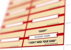 Jukebox Labels Template Jukebox Label Template Owned by Things
