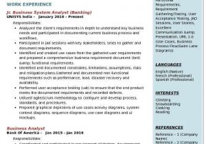 Junior Business Analyst Sample Resume Jr Business Analyst Resume Samples Qwikresume