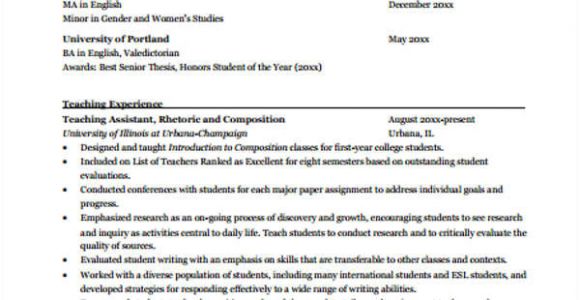 Junior College Student Resume 40 Modern Teacher Resume Templates Pdf Doc Free