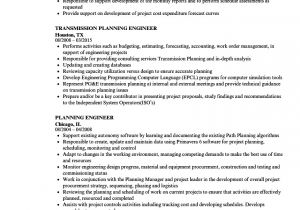 Junior Planning Engineer Resume 8 Job Resumes Examples Ledger Paper