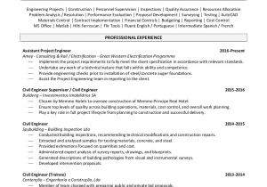 Junior Planning Engineer Resume Civil Engineer Cv Examples the Cv Database