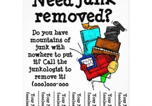 Junk Removal Flyer Template Junk Removal Flyer Zazzle