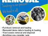Junk Removal Flyer Template Junk Removal Service Flyer Template Postermywall