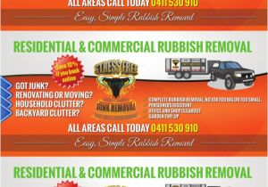 Junk Removal Flyer Template Stress Free Junk Removal Flyer