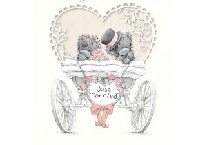 Just Married Card Wedding Car Daughter On Wedding Day Me to You Bear Card Tatty Teddy