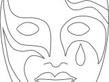 Kabuki Mask Template Maschera Veneziana 8 Disegni Da Colorare Per Adulti