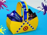 Kagaj Ka Greeting Card Banana Diy Paper Crafts Idea How to Make Easy Paper Basket for Chocolates Diy Paper Basket Julia Diy