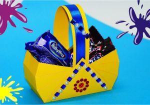 Kagaj Ka Greeting Card Banana Diy Paper Crafts Idea How to Make Easy Paper Basket for Chocolates Diy Paper Basket Julia Diy