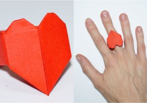 Kagaj Ka Greeting Card Kaise Banaye Diy Paper Crafts Ideas for Valentines Day Heart Ring Julia Diy