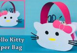 Kagaj Se Greeting Card Banana Diy Hello Kitty Paper Bag How to Make A Paper Bag Easy and Cute Paper Gift Bag