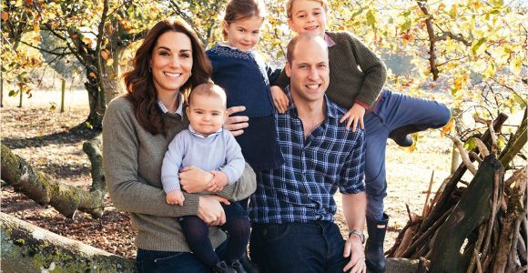 Kate and William Christmas Card Prince Louis Cheeky Grin Lights Up Kate and William S