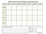 Keeping A Food Diary Template Webelos Food Journal Template Cub Scout Ideas
