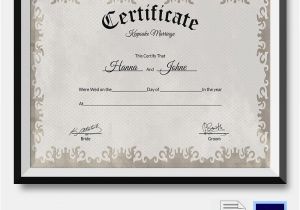 Keepsake Marriage Certificate Template 19 Marriage Certificate Templates Sample Templates